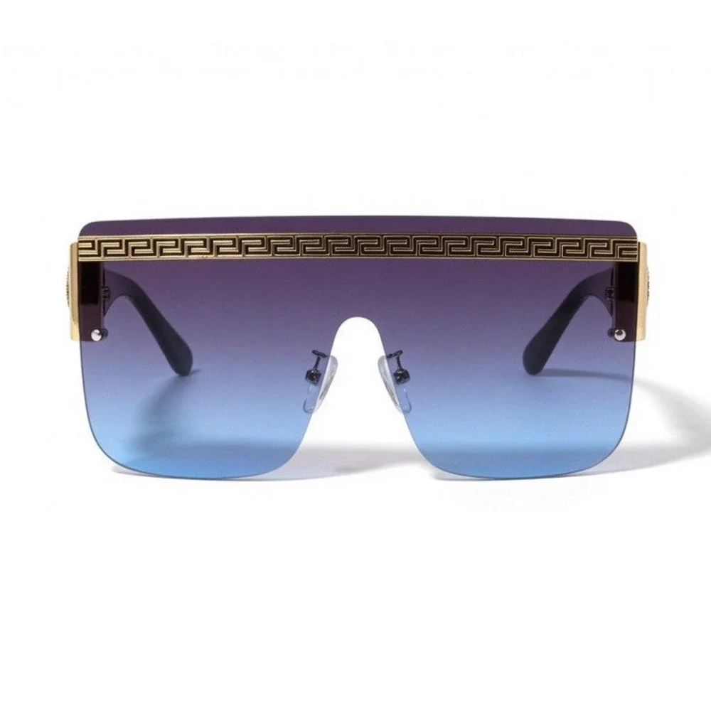 Womens Oversized Sunglasses Luxury Aesthetic, Glamour Streetwear, Festival Wear